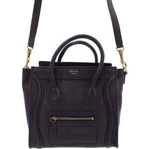 Celine Shopper Luggage Leather Shoulder Bag